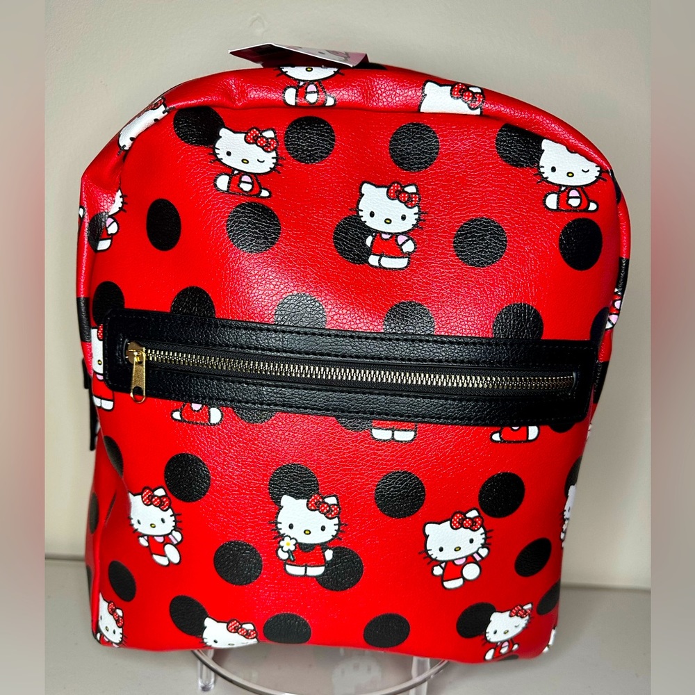 Sanrio Hello Kitty Red and Black Backpack